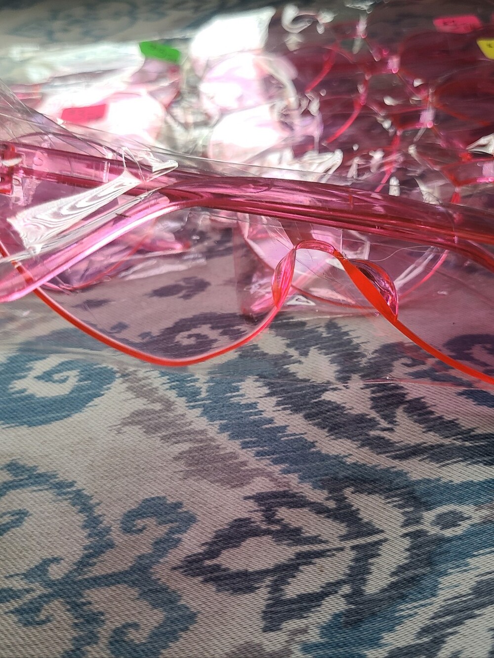 Pink heart glasses 8 Pack New - Picture 5 of 5